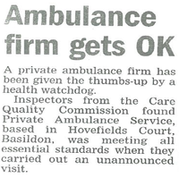 BASILDON RECORDER NEWS ARTICLE